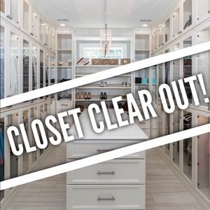 Visit my closet and make me some offers!